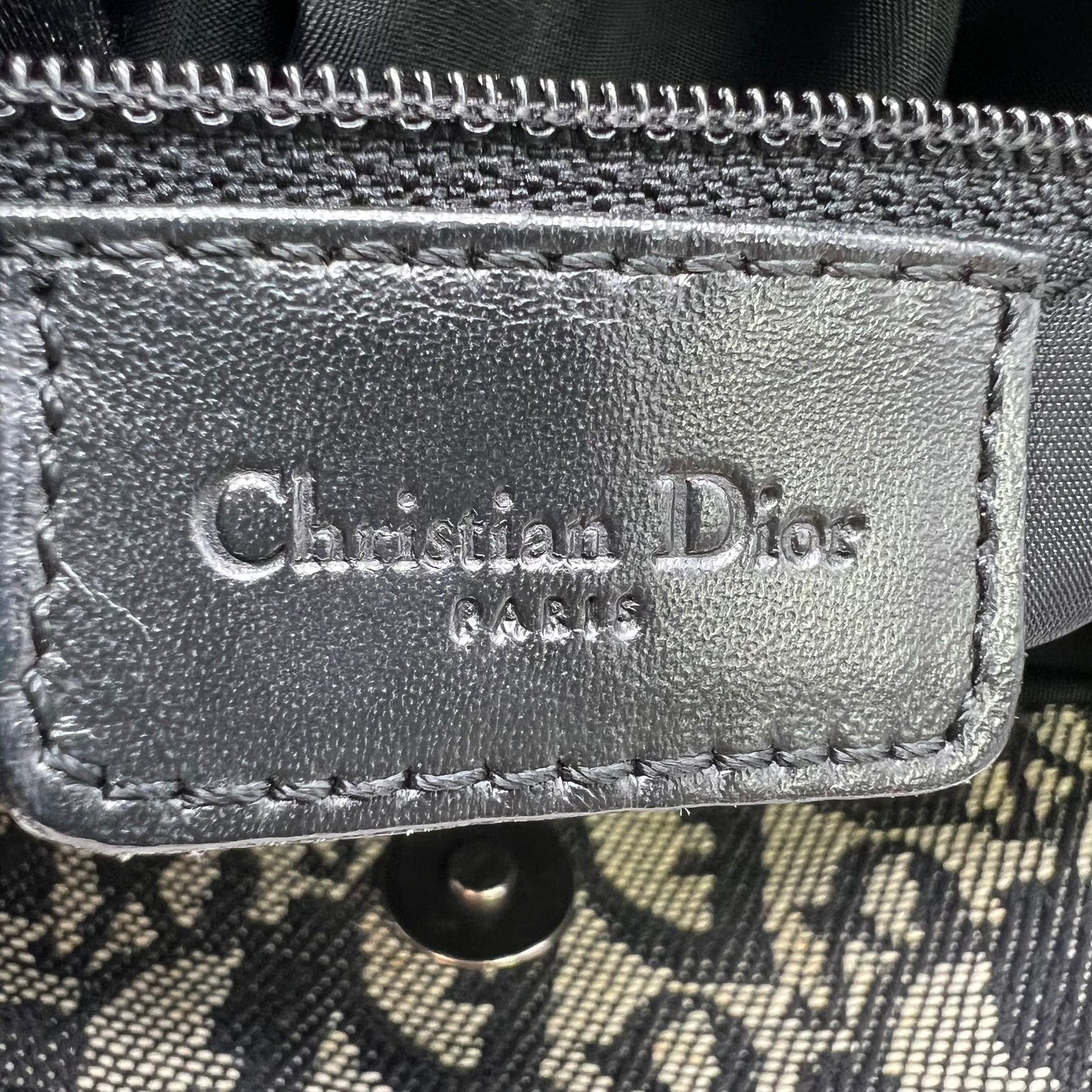 Christian Dior Diorissimo Trotter Canvas Vertical Tote Bag B23473