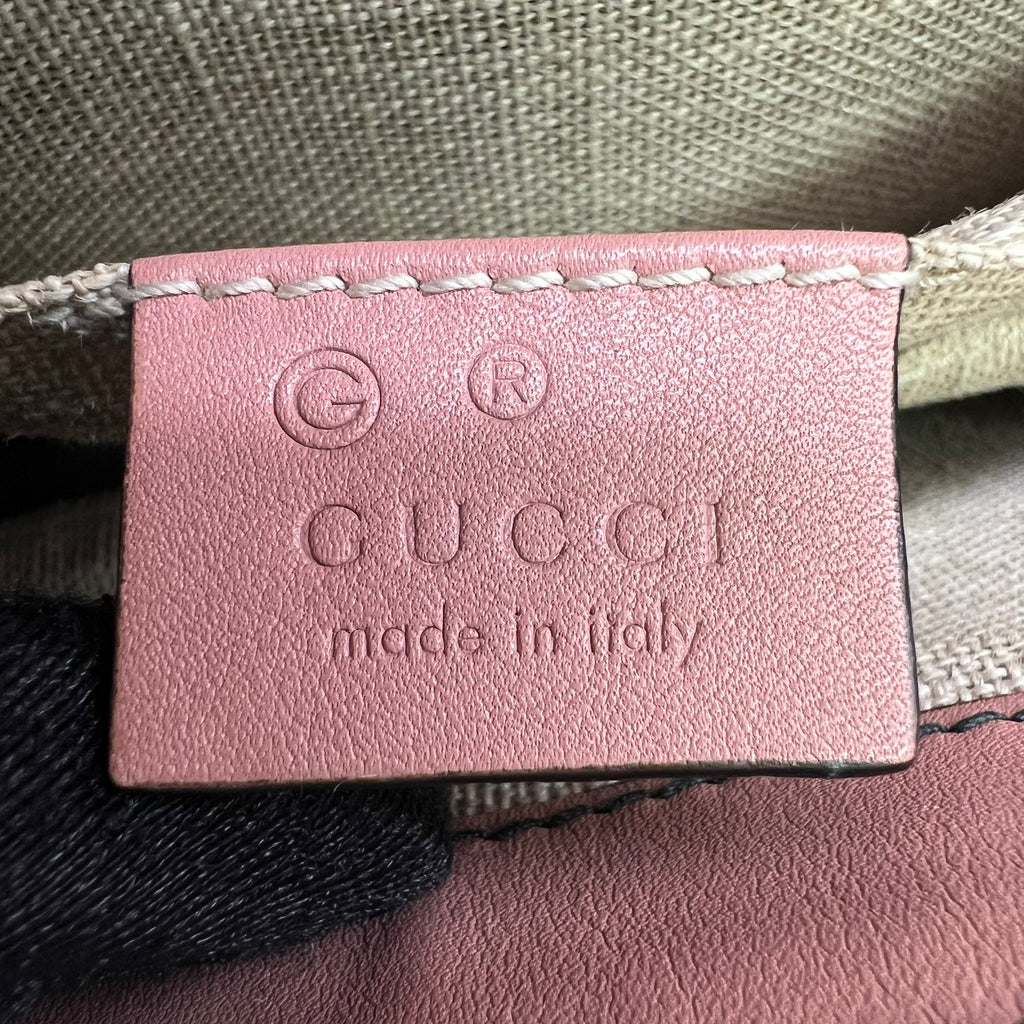 Microguccissima Medium Emily Chain Shoulder Bag Soft Pink B23439