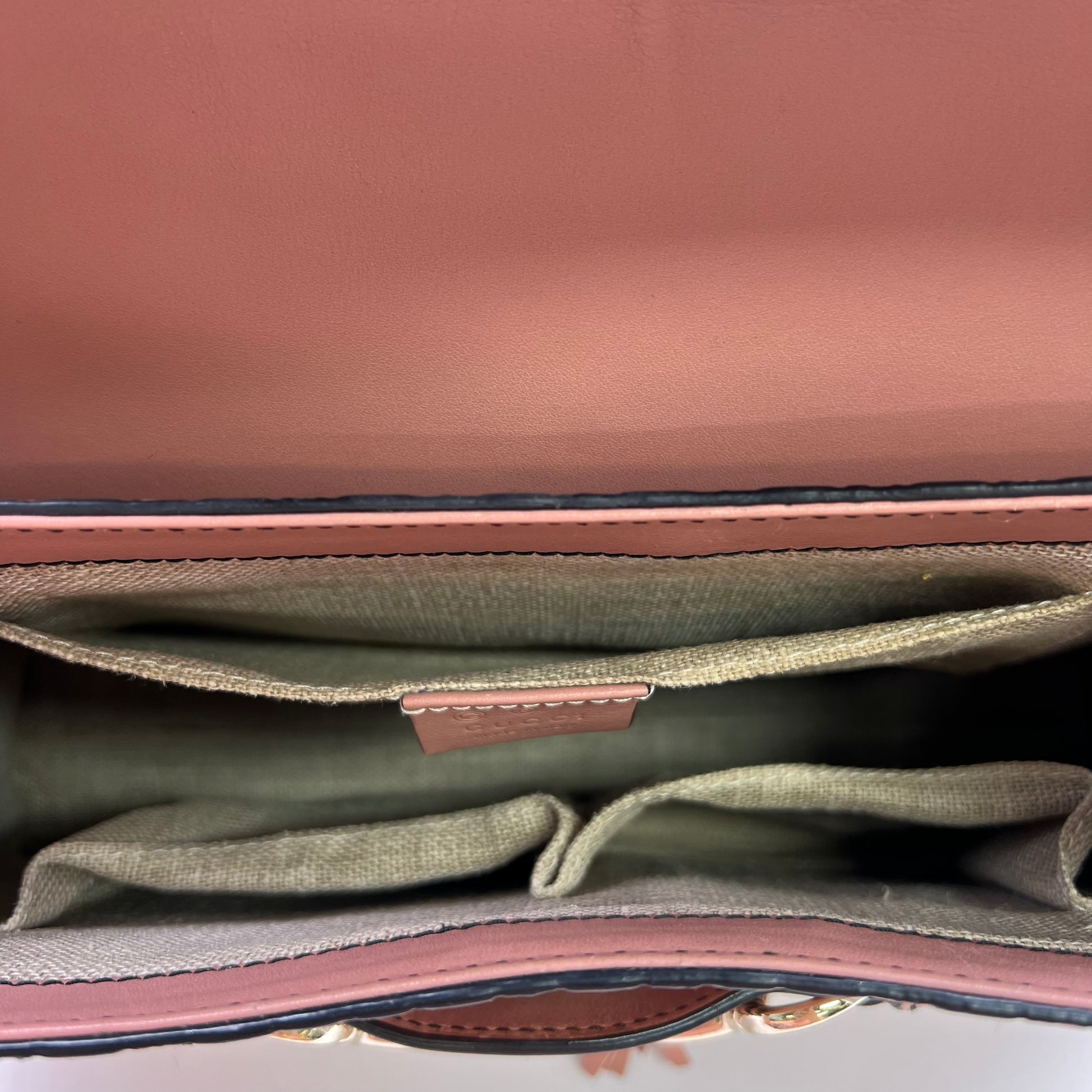 Microguccissima Medium Emily Chain Shoulder Bag Soft Pink B23439
