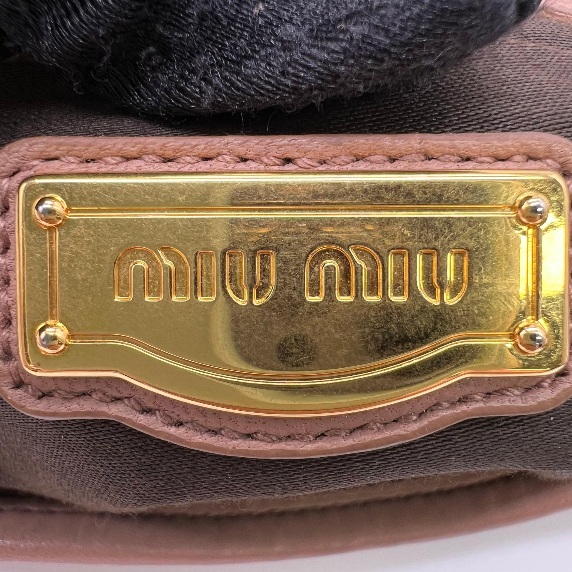 Miu Miu Matelassé Coffer Hobo Bag B23467