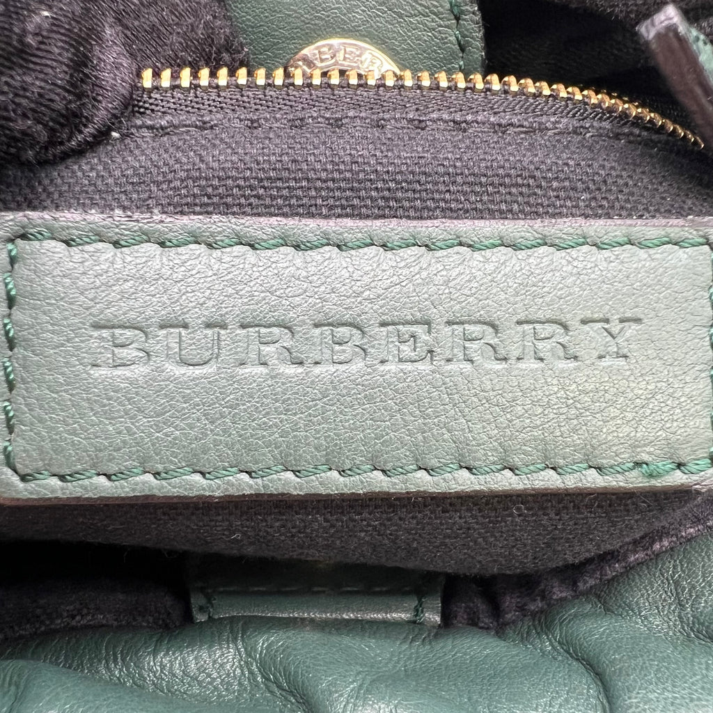 Burberry House Check Canvas and Calfskin Little Crush Crossbody Bag B23538