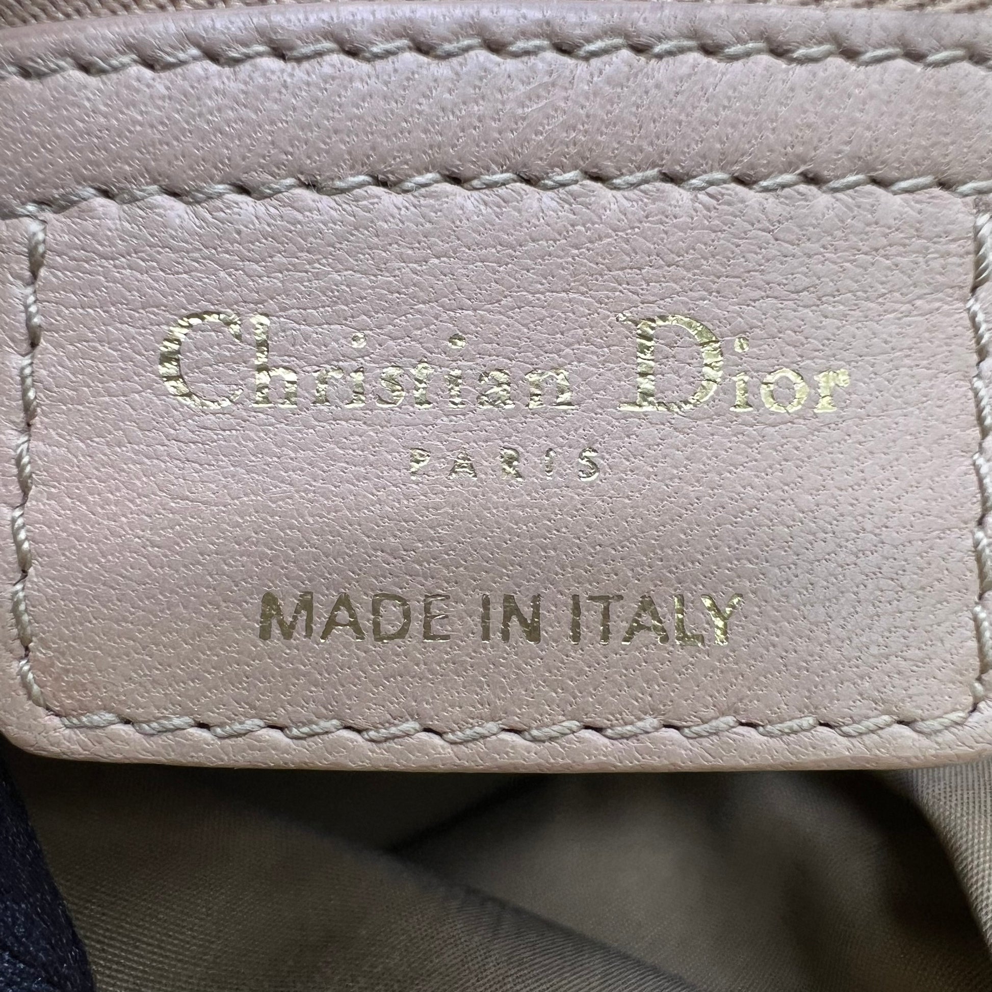 Christian Dior Cannage Granville Leather Tote Bag B23584
