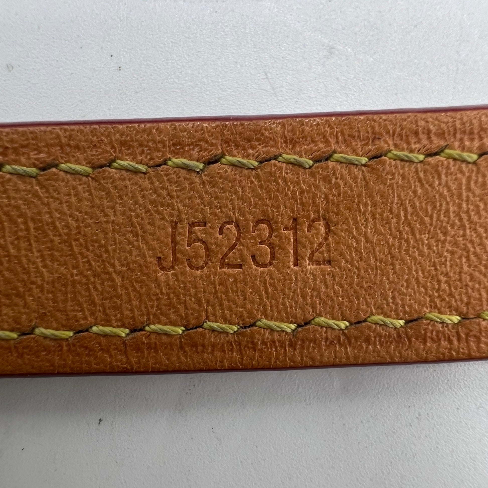 Louis Vuitton Vachetta Leather Adjustable Shoulder Strap W22877