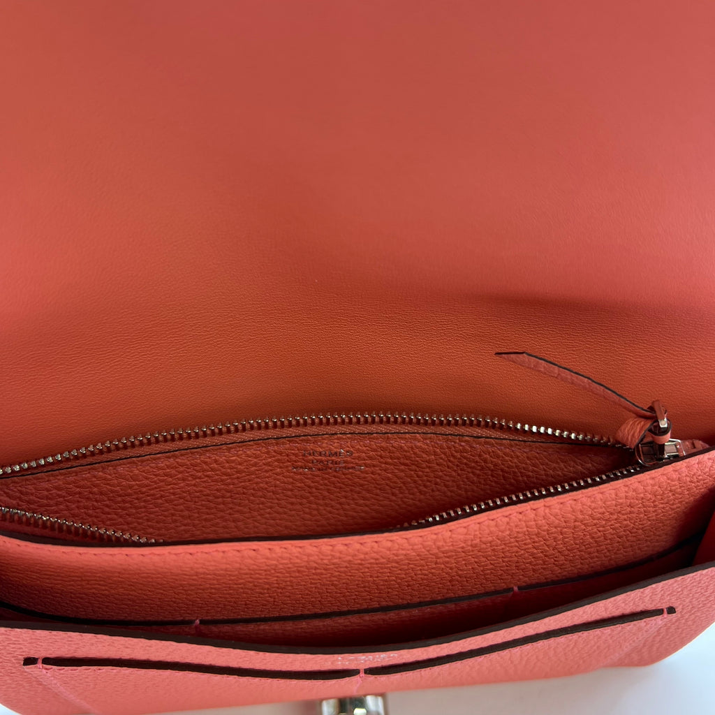 Dogon Duo Long Wallet in Pink Leather W22760