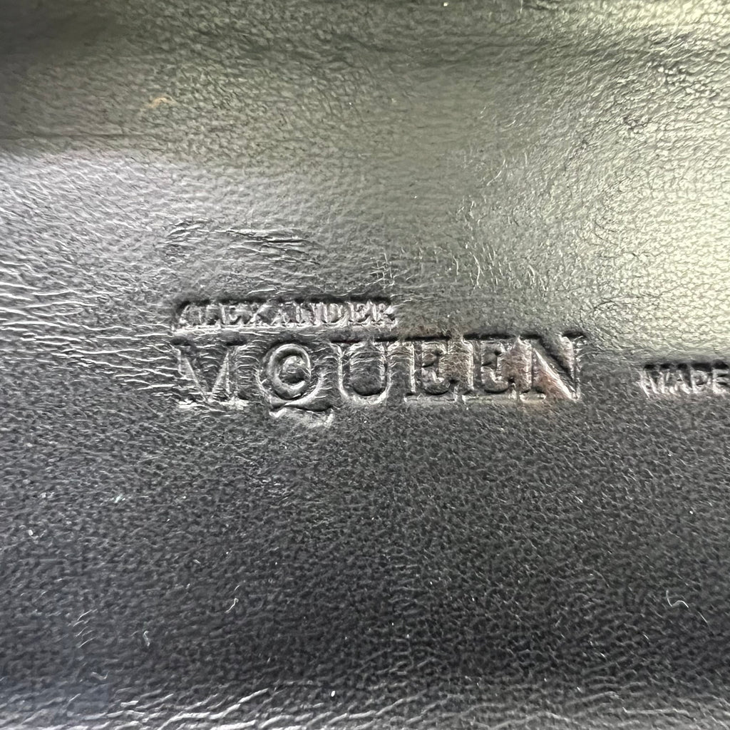 Alexander McQueen Satin Four-Ring Knuckle Box Clutch W22891