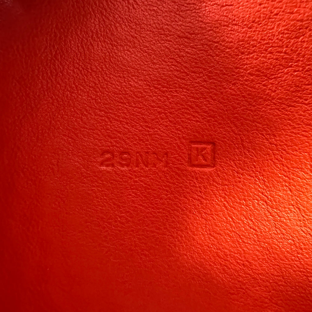 Pochette de taille Hermes Dogon Cuir Orange W22853