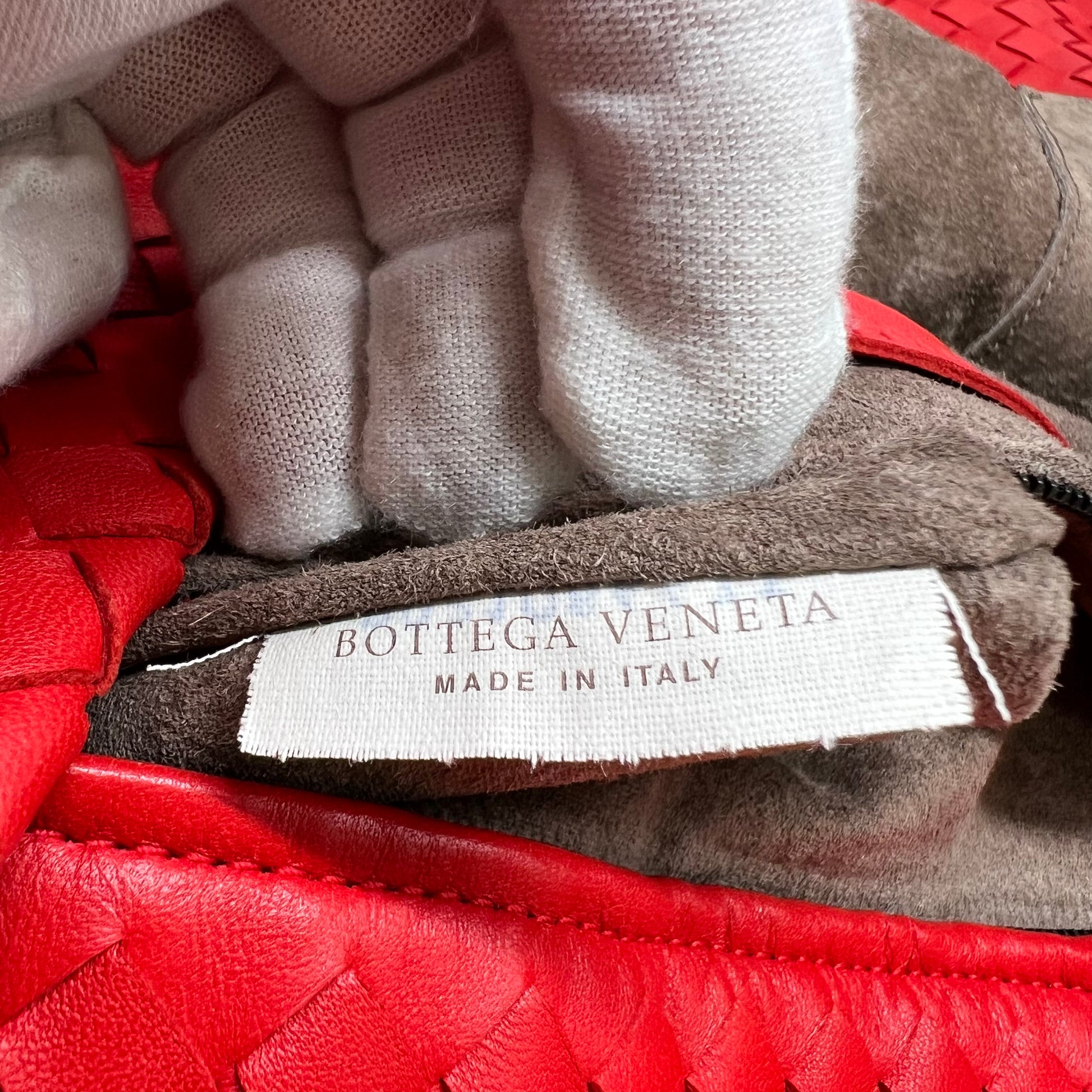 Bottega Veneta Red Intrecciato Woven Nappa Leather Large Cesta Tote Bag twins B23826