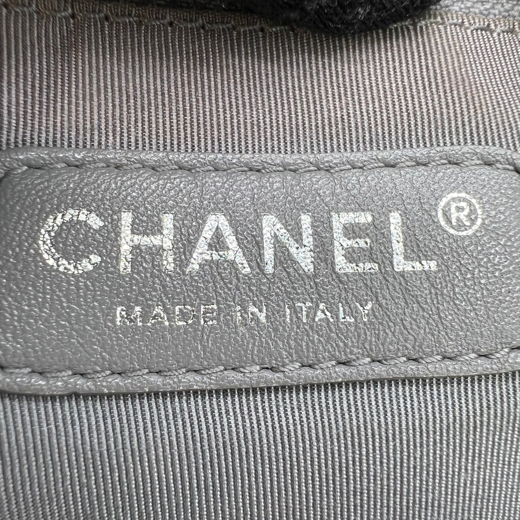 Chanel Calfskin Quilted Coco Pleats Hobo Bag B23650