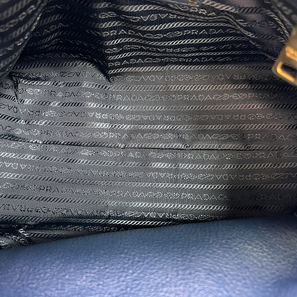 Prada Smeraldo Vitello Phenix Leather Tote Bag B23295
