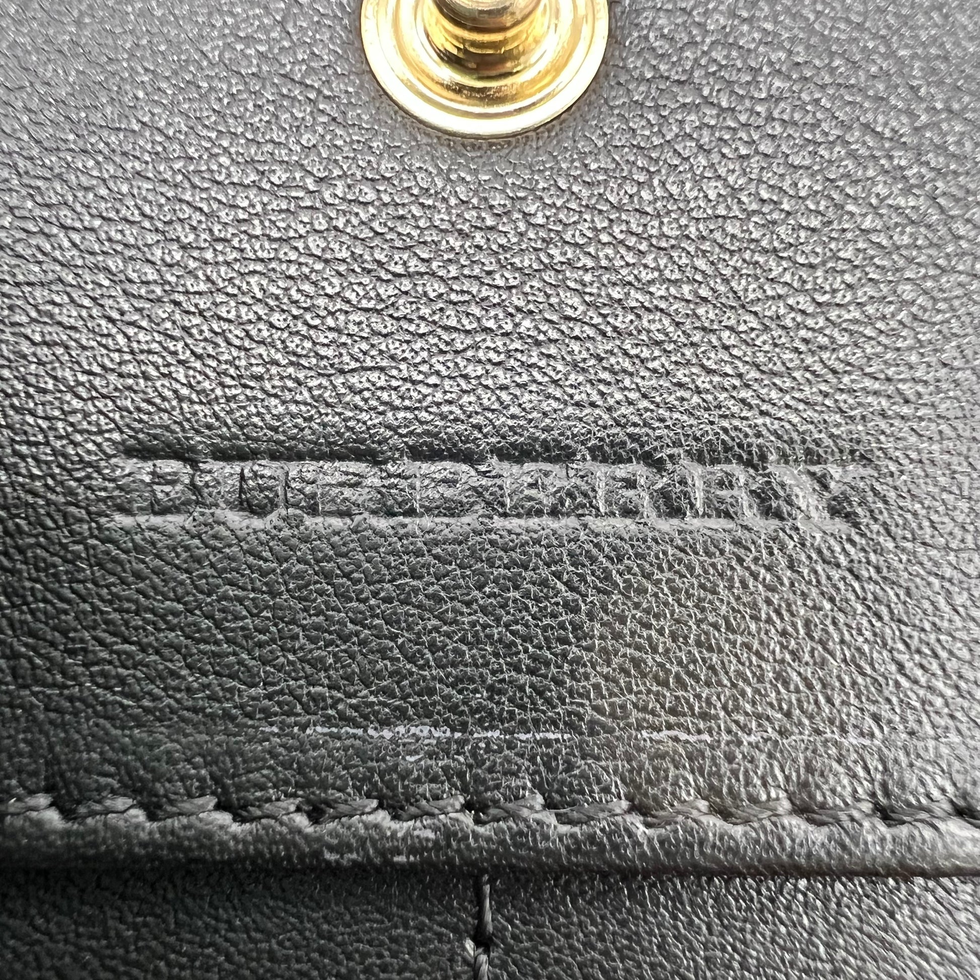 Burberry Grained Calfskin Leather Continental Wallet W22873
