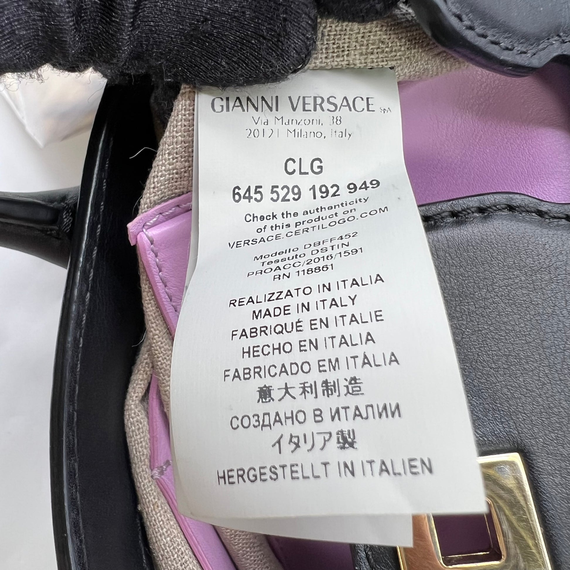 Calfskin Medium Palazzo Empire Bag B23742