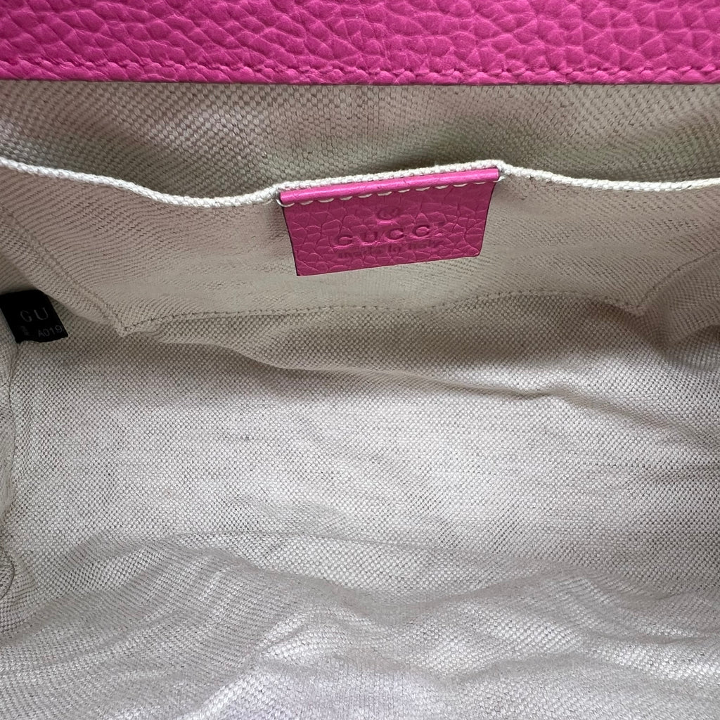 GG Marmont Top Handle Bag Leather Small B23794