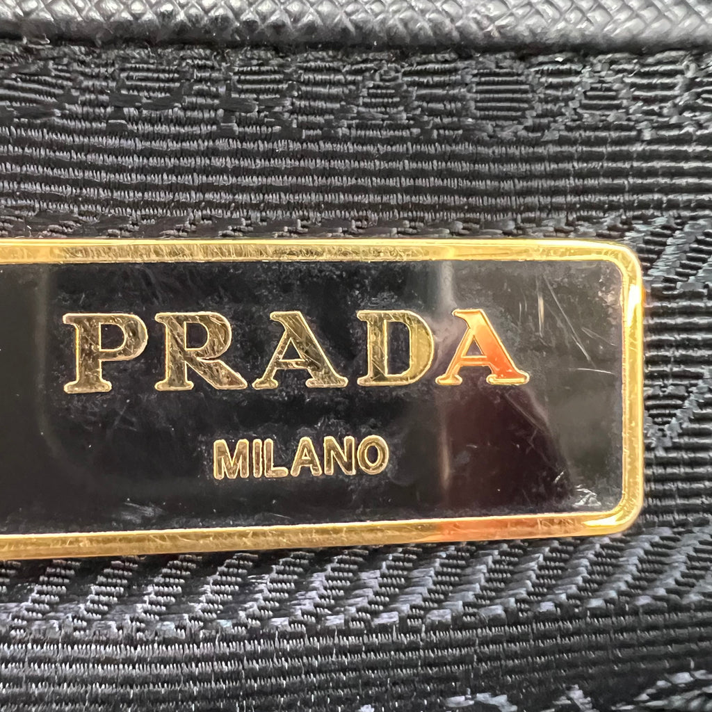 Prada Large Galleria Saffiano Lux Double Zip Tote Bag B23795