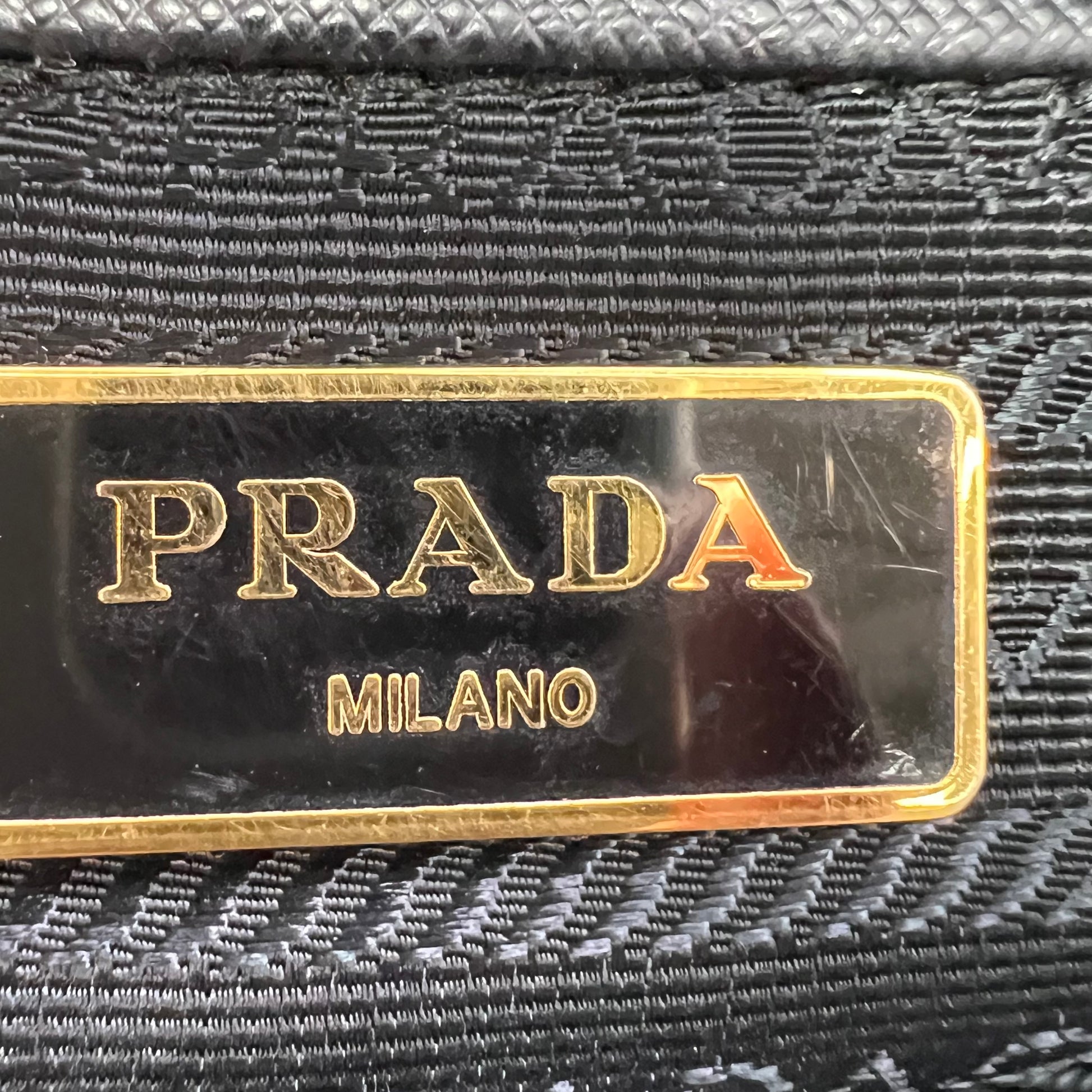 Prada Large Galleria Saffiano Lux Double Zip Tote Bag B23795