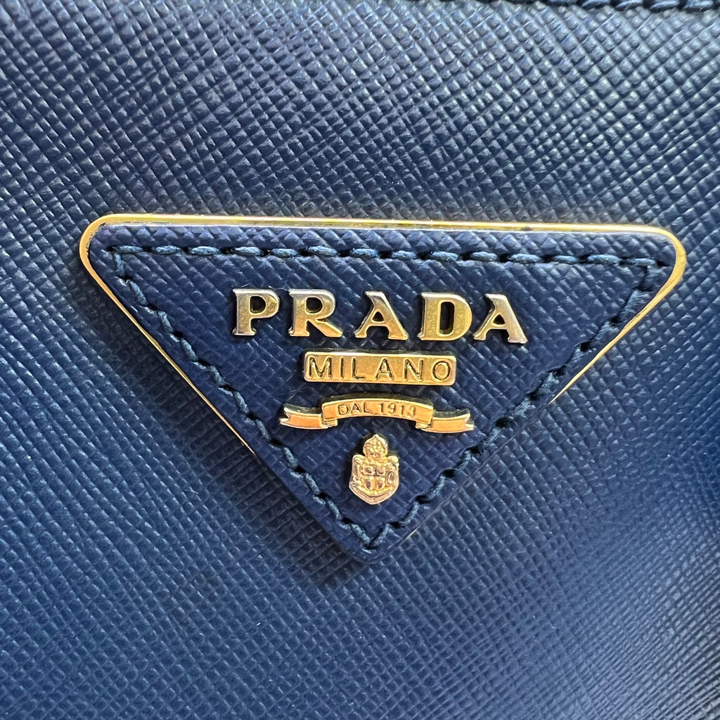 Prada Saffiano Lux Galleria Double Zip Tote Bag B23682