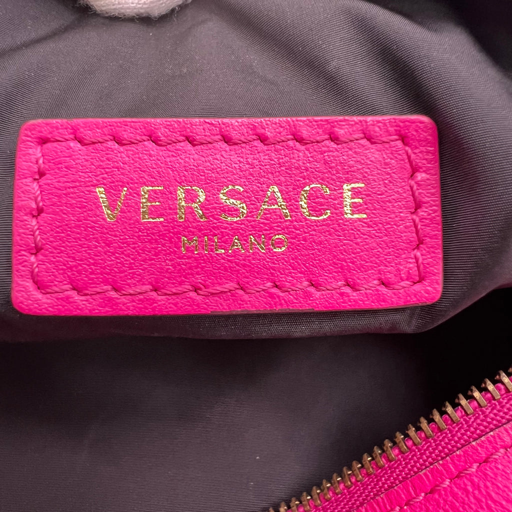 Versace Medusa Renaissance Nylon Hobo Bag B23623