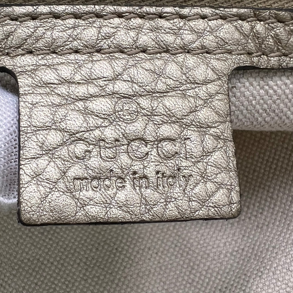 Beige/Gold GG Canvas Large Bella Hobo Bag B23676