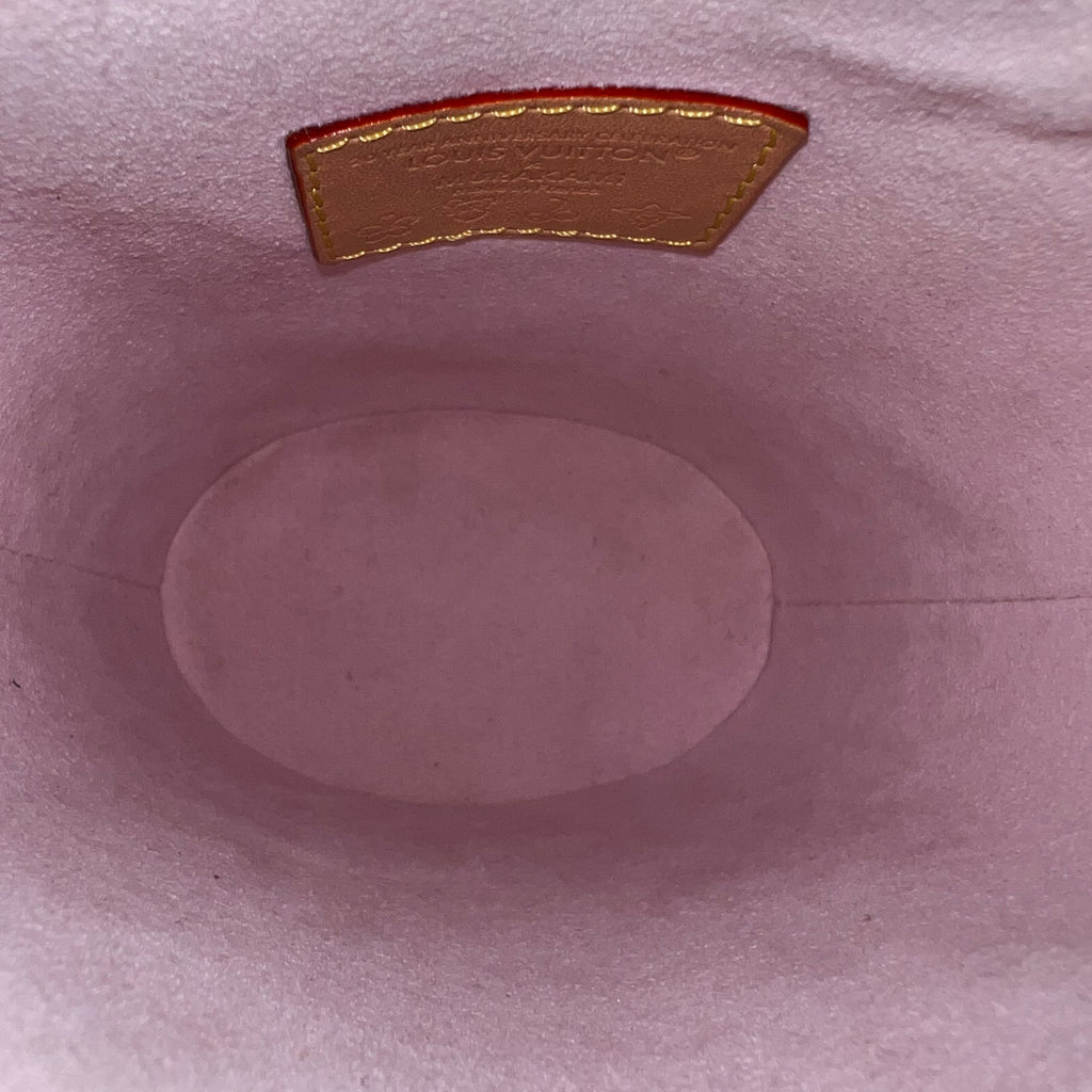 LV X TM Monogram Cherry Blossom Nano Bucket Sakura Brown B23877