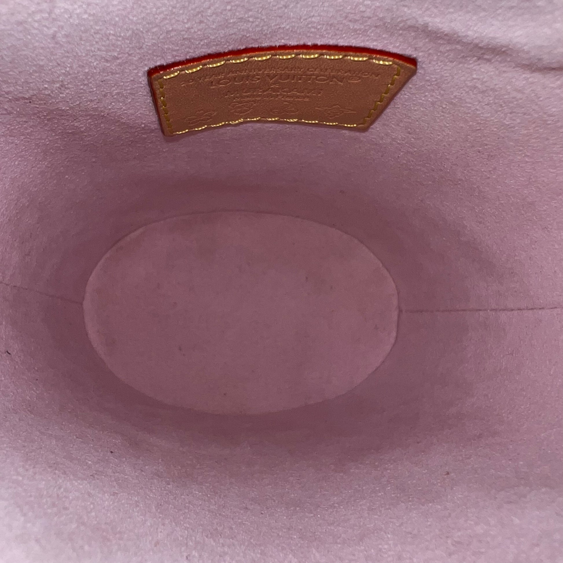 LV X TM Monogram Cherry Blossom Nano Bucket Sakura Brown B23877