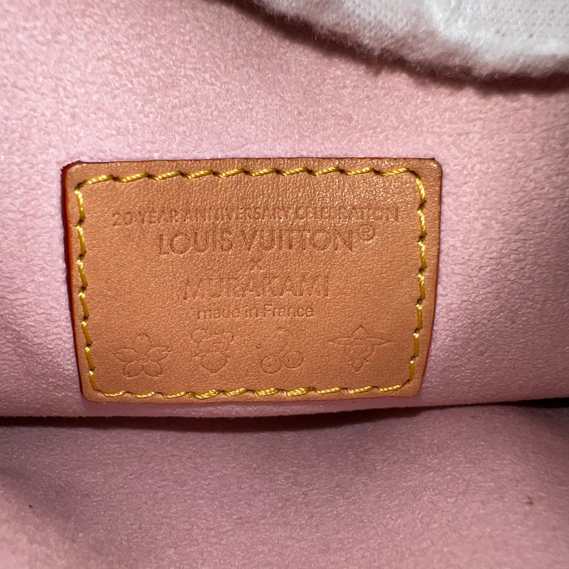 LV X TM Monogram Cherry Blossom Nano Bucket Sakura Brown B23877