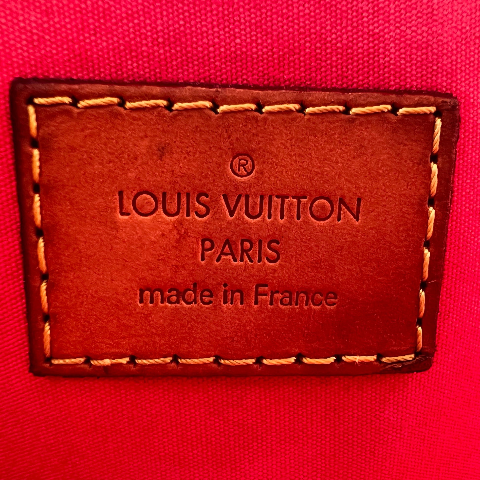 Louis Vuitton Rose Litchi Monogram Vernis Alma PM Bag B23492