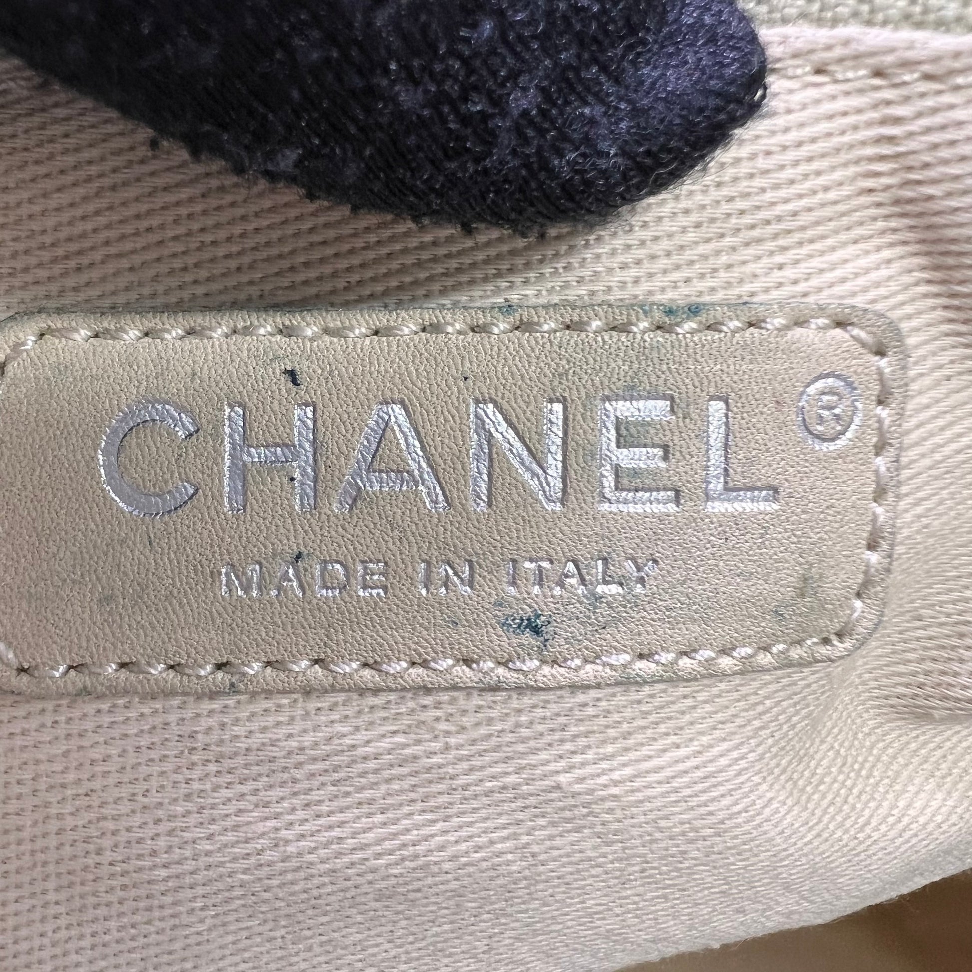 Chanel Tote Bag Vinyl Dark Navy B23671