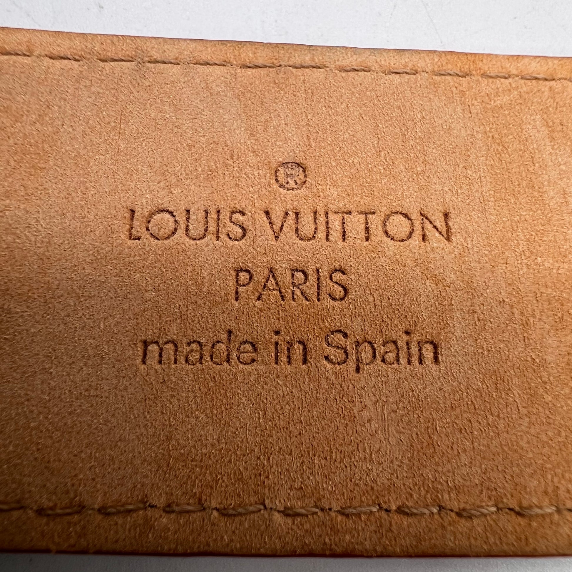 Louis Vuitton x Richard Prince Monogram Watercolor Leather Belt W22919