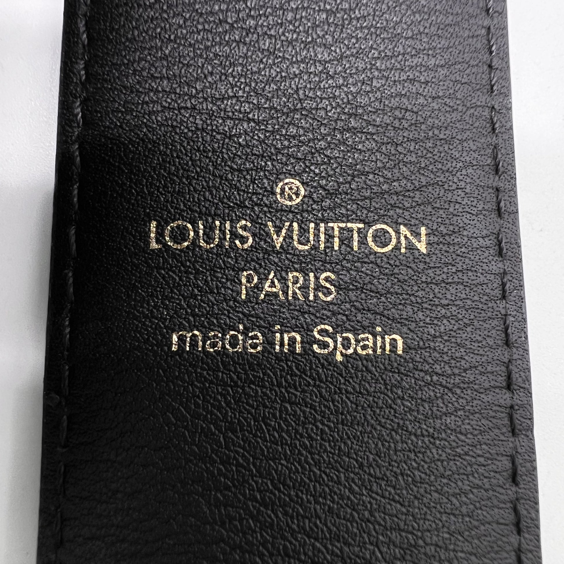 Louis Vuitton Monogram Adjustable Bandouliere Shoulder Strap Black W22940