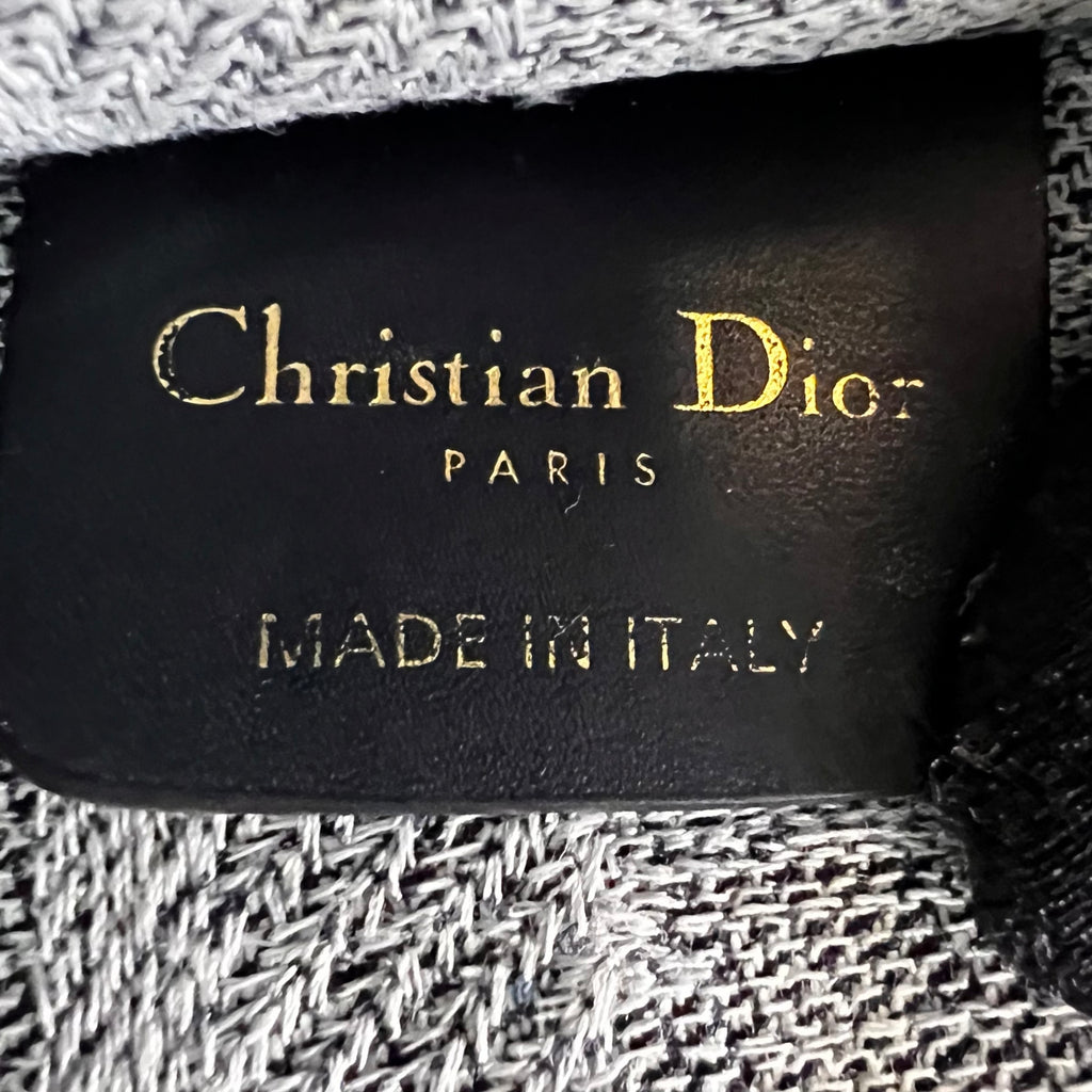 Christian Dior Oblique Denim Mini Book Tote Blue B23843