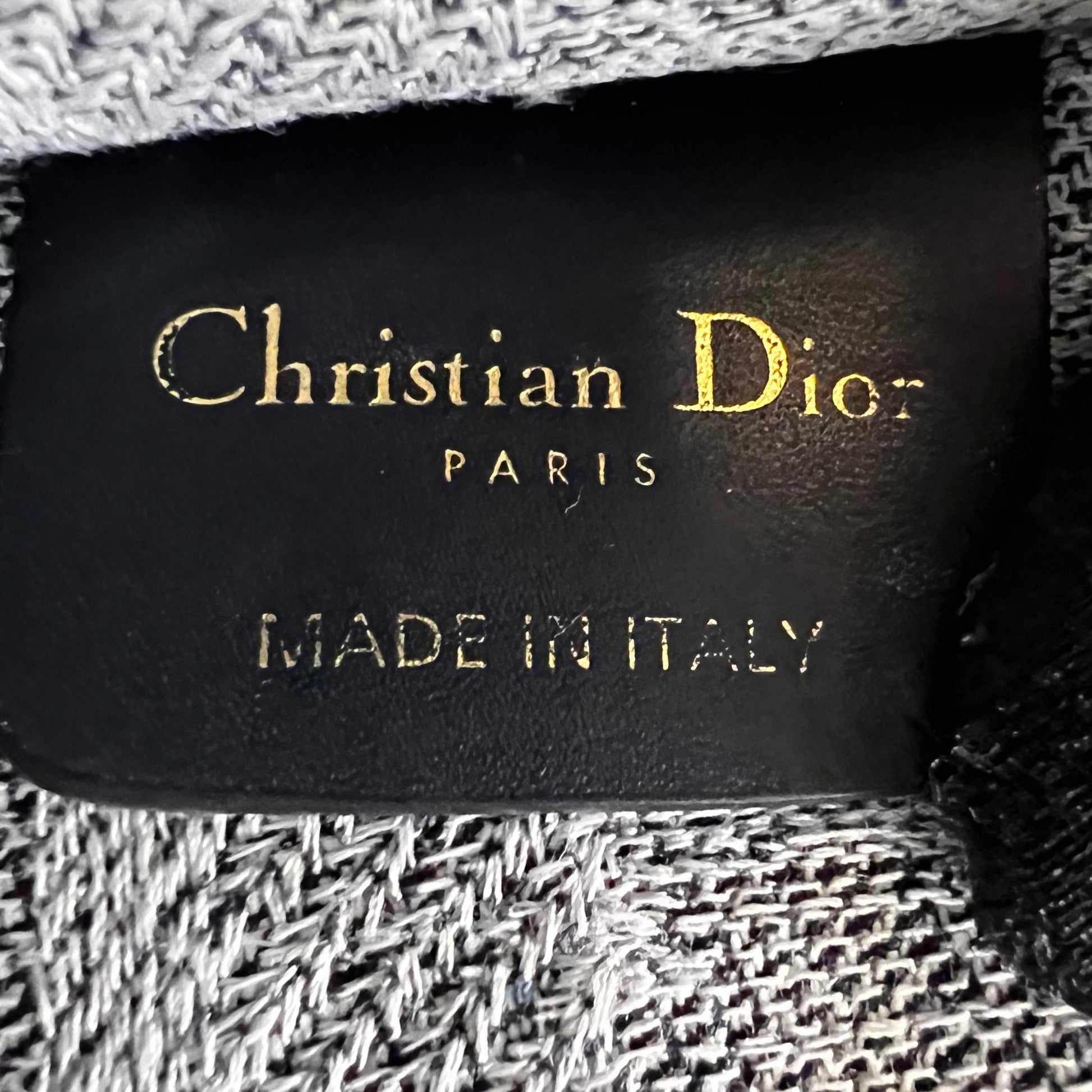 Christian Dior Oblique Denim Mini Book Tote Blue B23843
