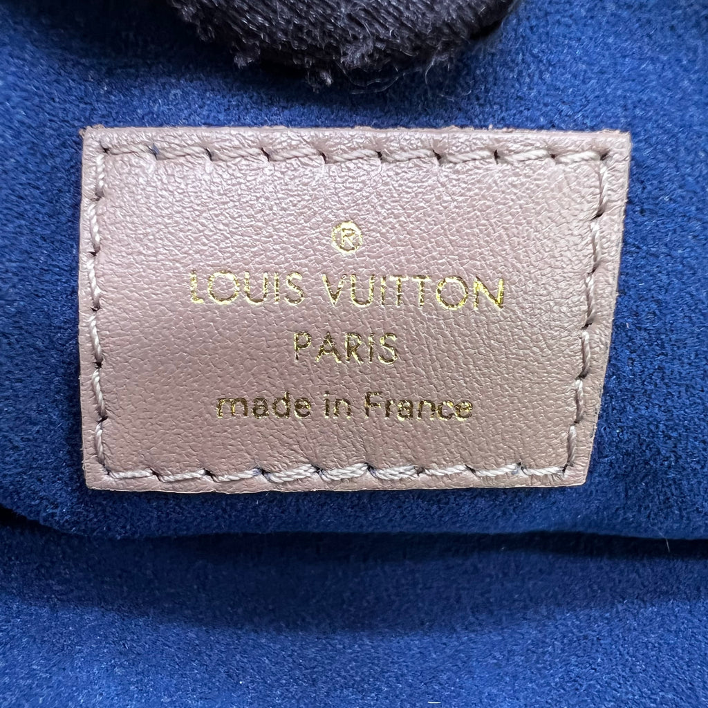 Lambskin Embossed Monogram Coussin MM Taupe B23705