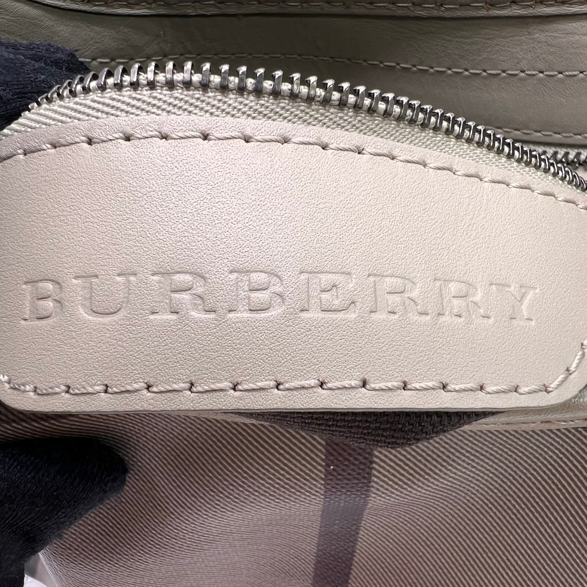 Burberry Smoked Check Coated Canvas Small Brooklyn Hobo Bag B23918