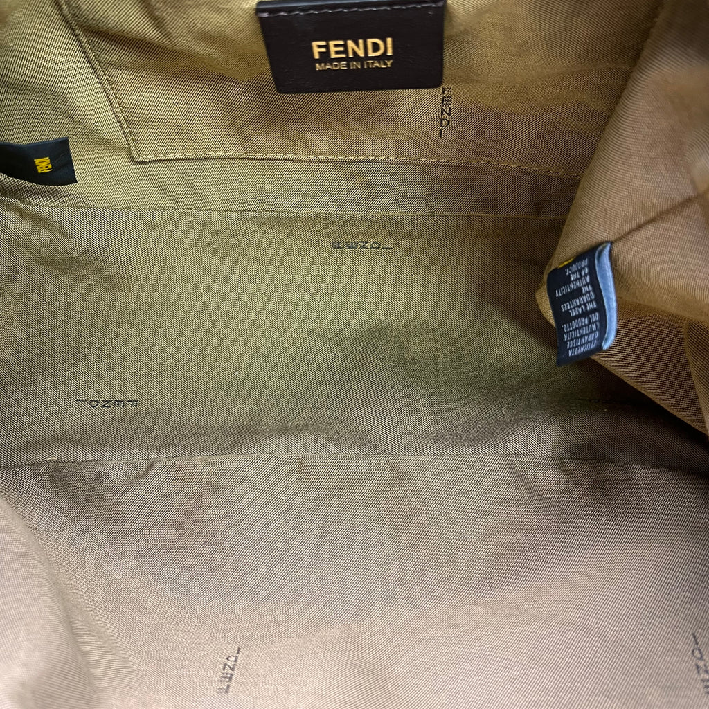 Fendi Zucca Tote Bag canvas Brown B23905
