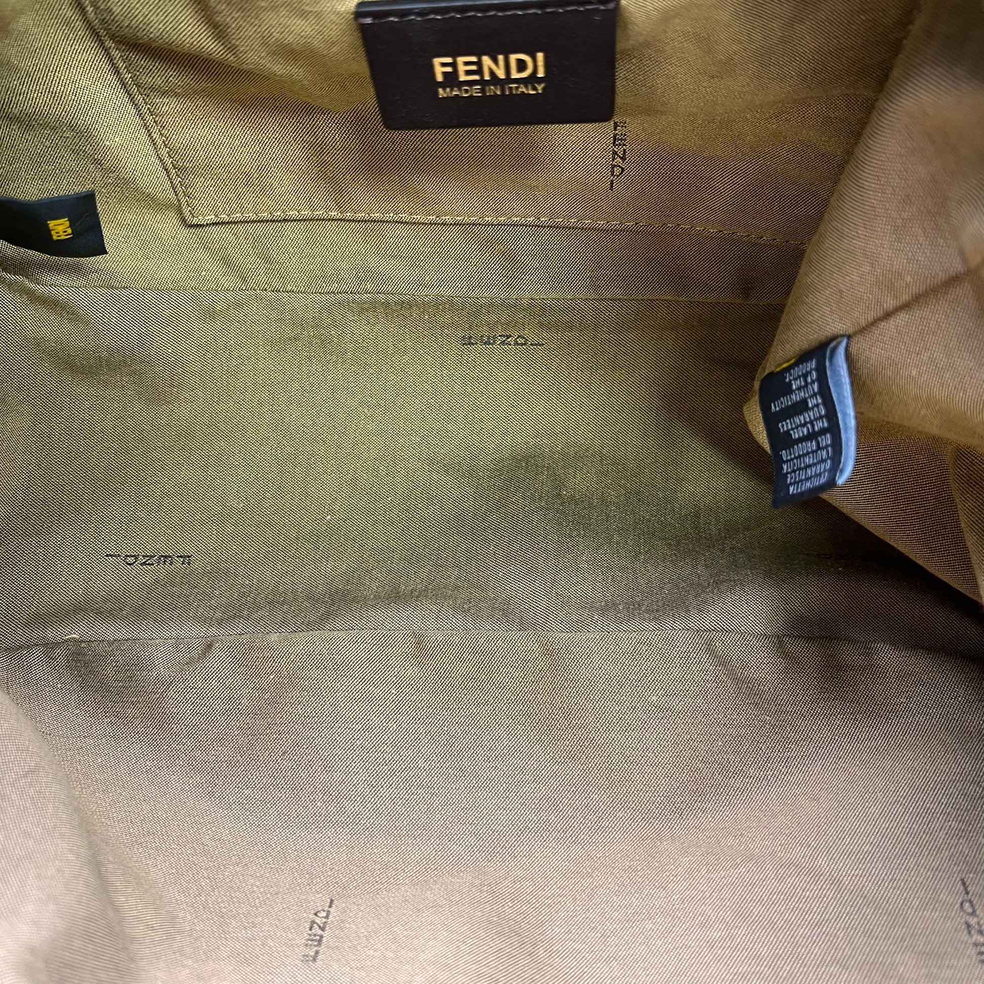 Fendi Zucca Tote Bag canvas Brown B23905