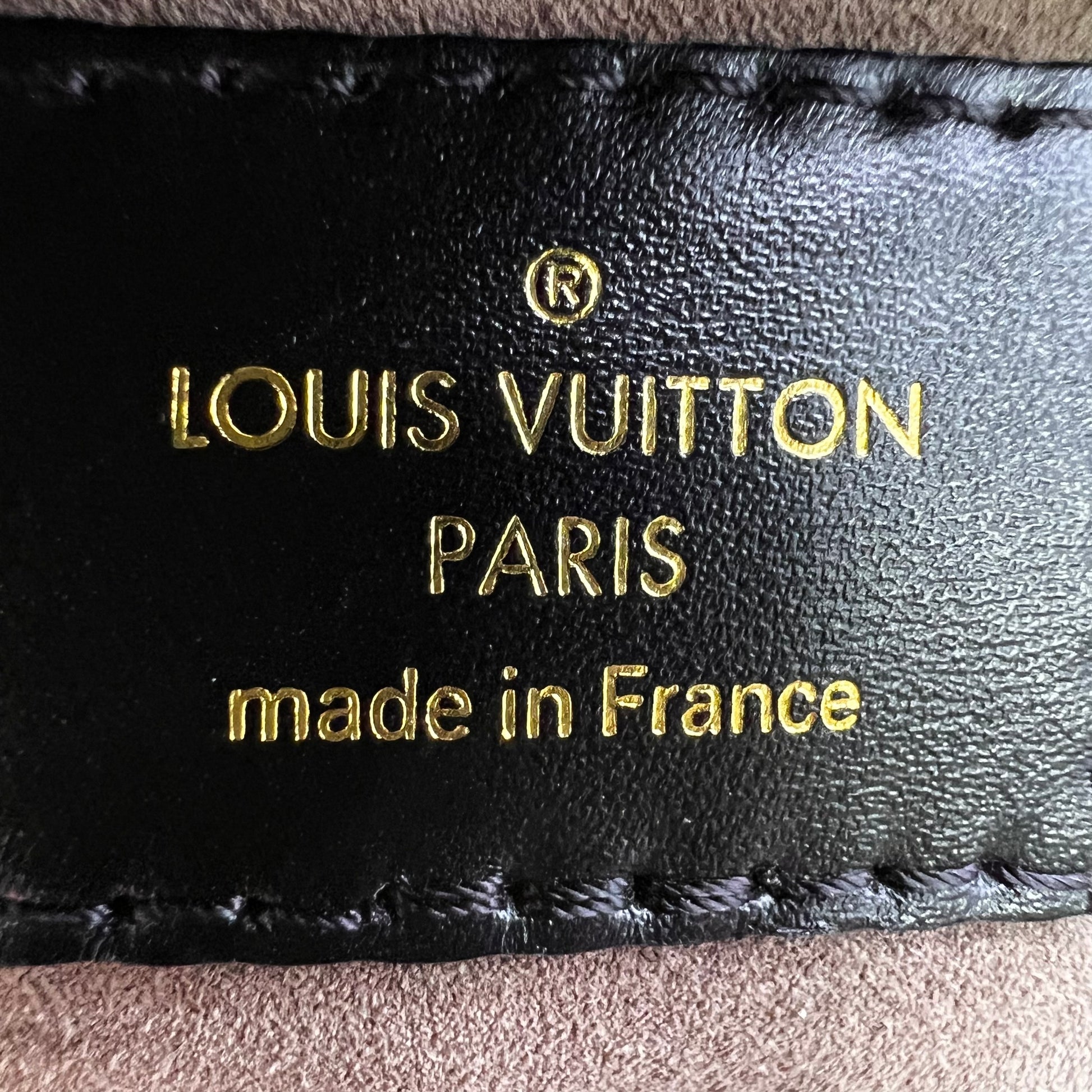 Louis Vuitton Veau Cachemire Monogram Tote W PM Chocolate B22270