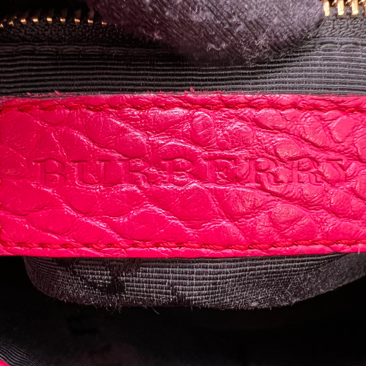 Grain Check Top Handle Bag B23773