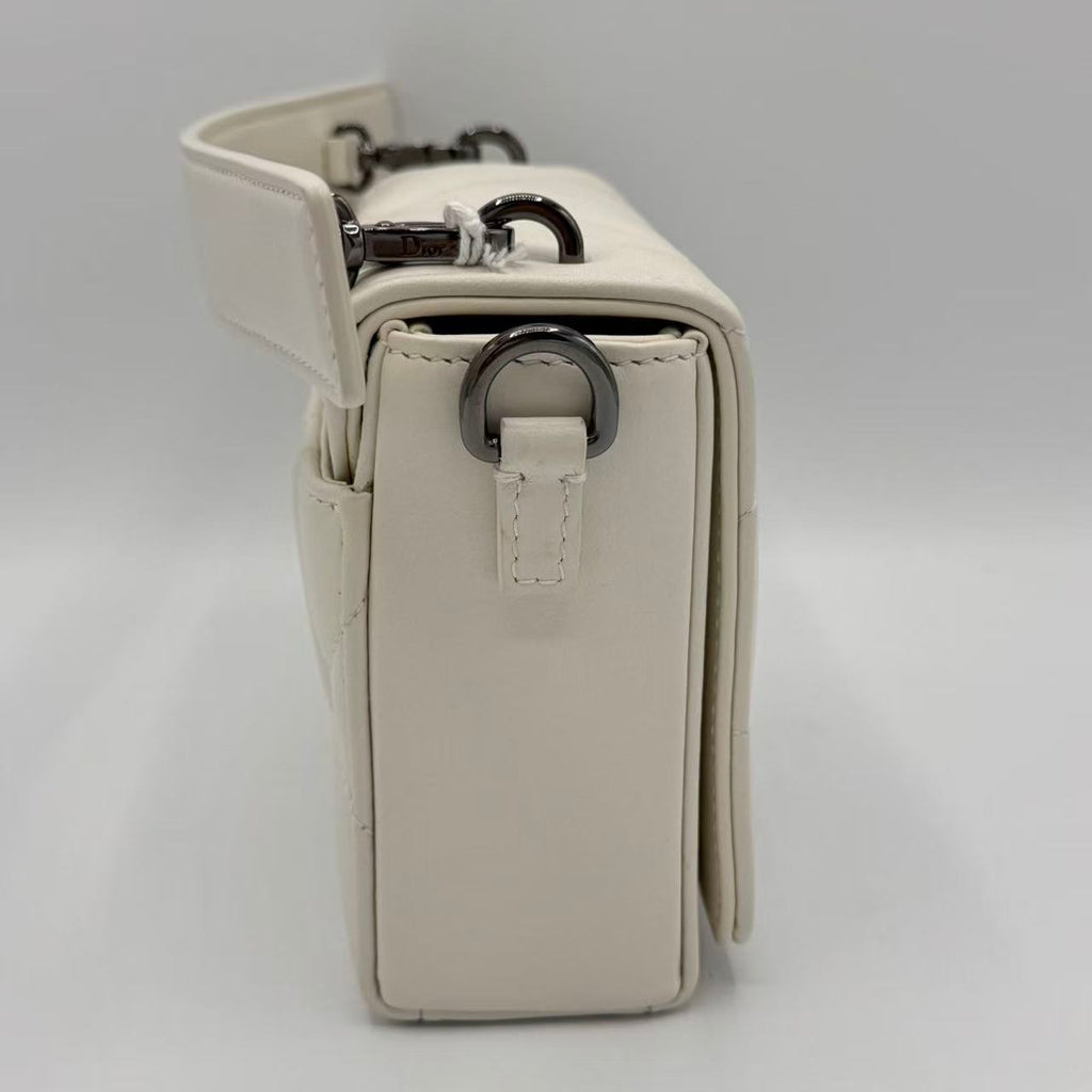 Caro Bag Padded Macrocannage Quilt Calfskin Small