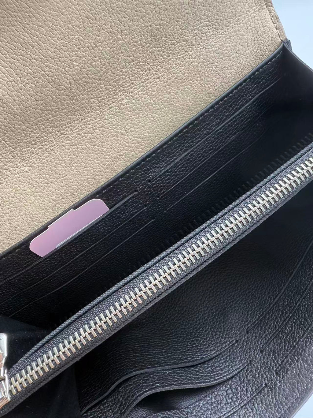 Lockme II Wallet Brown Beige twins