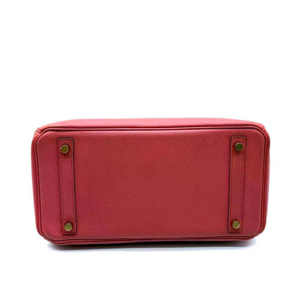 Birkin 30 Handbag Flamingo Epsom with Gold Hardware