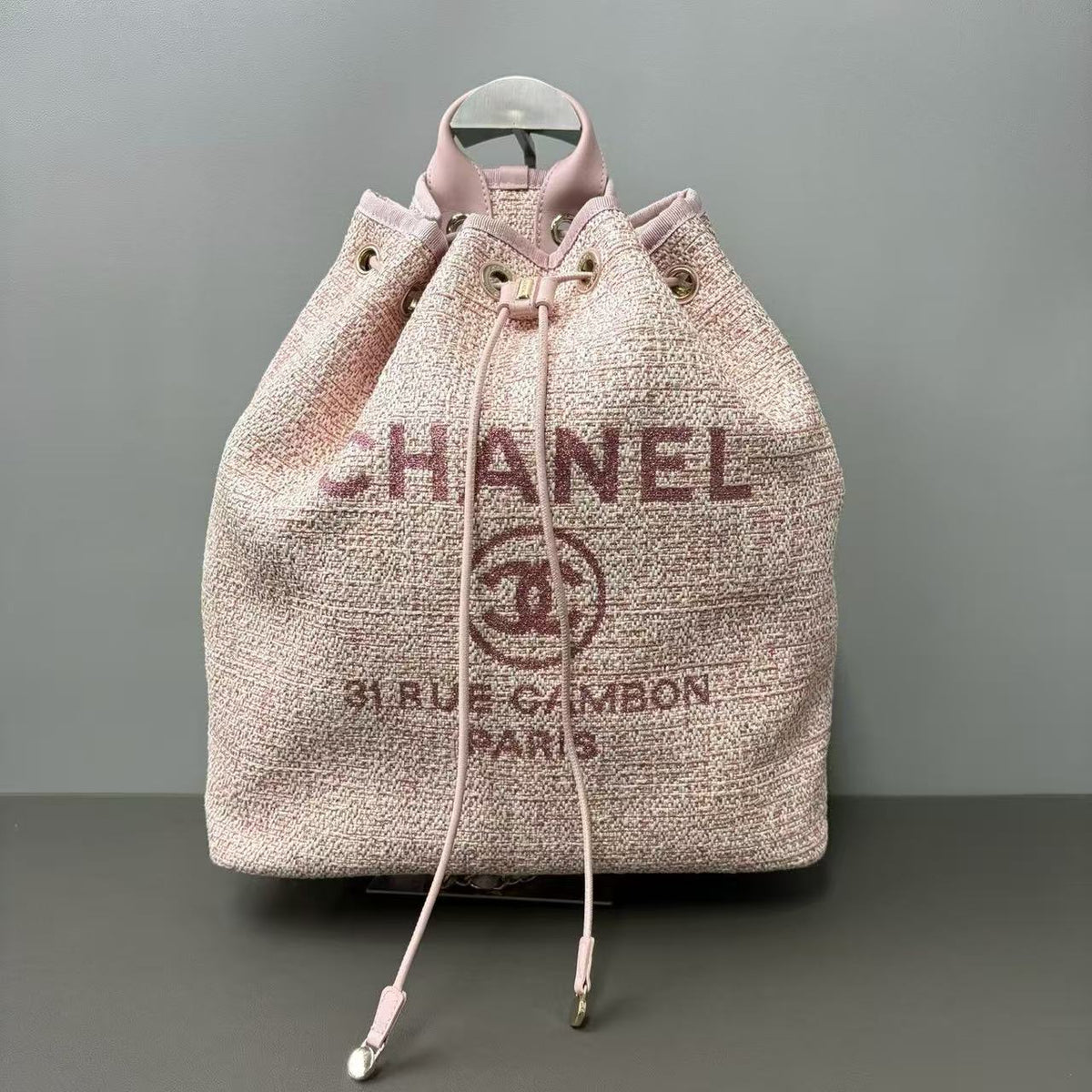 Chanel Deauville Backpack Drawstring Twins LDZ1664