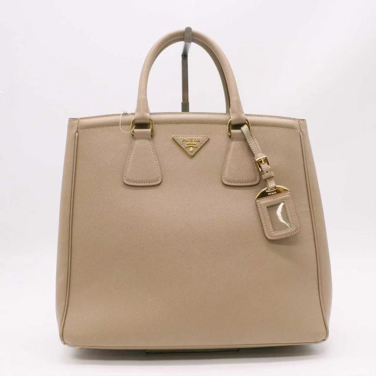Prada Saffiano Lux Shopping Tote Satchel Twins LDJ5995