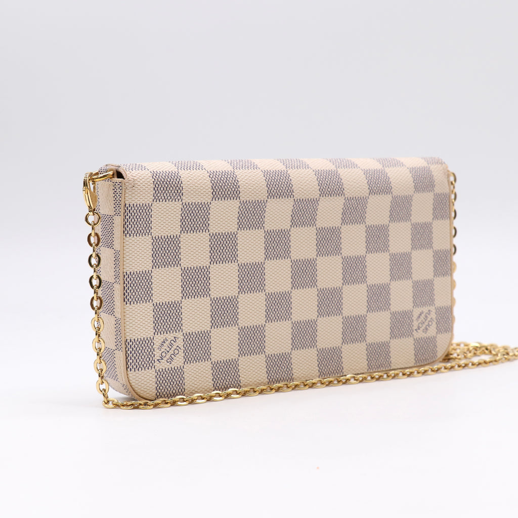 Louis Vuitton Coated Canvas Felicie Pochette New Edition twins LDJ5734