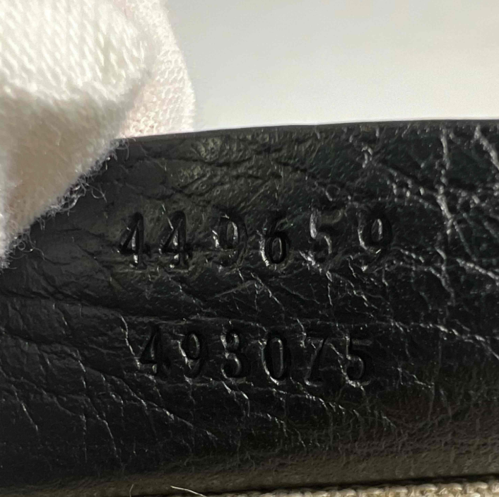 Gucci Dollar Calfskin GG Charm Satchel B24414
