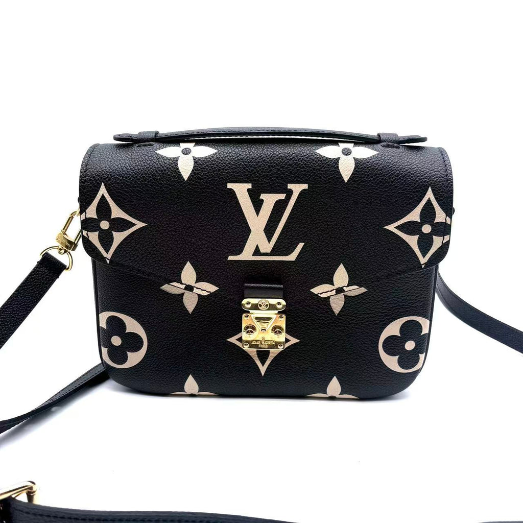 Pochette Métis Bicolor Monogram Empreinte Leather