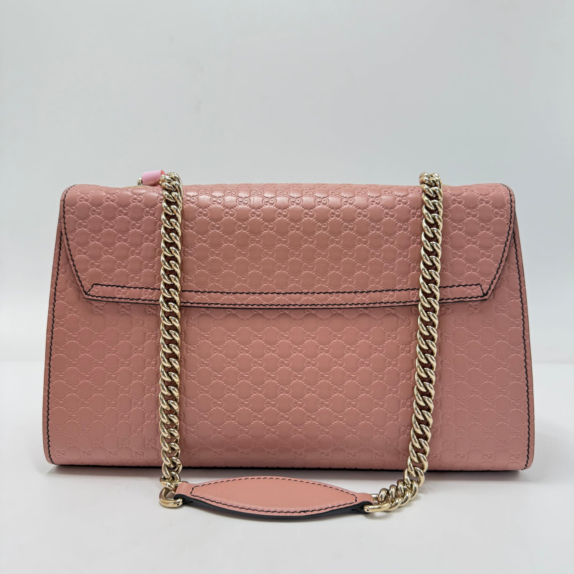 Emily Chain Flap Bag Guccissima Leather Medium Twins