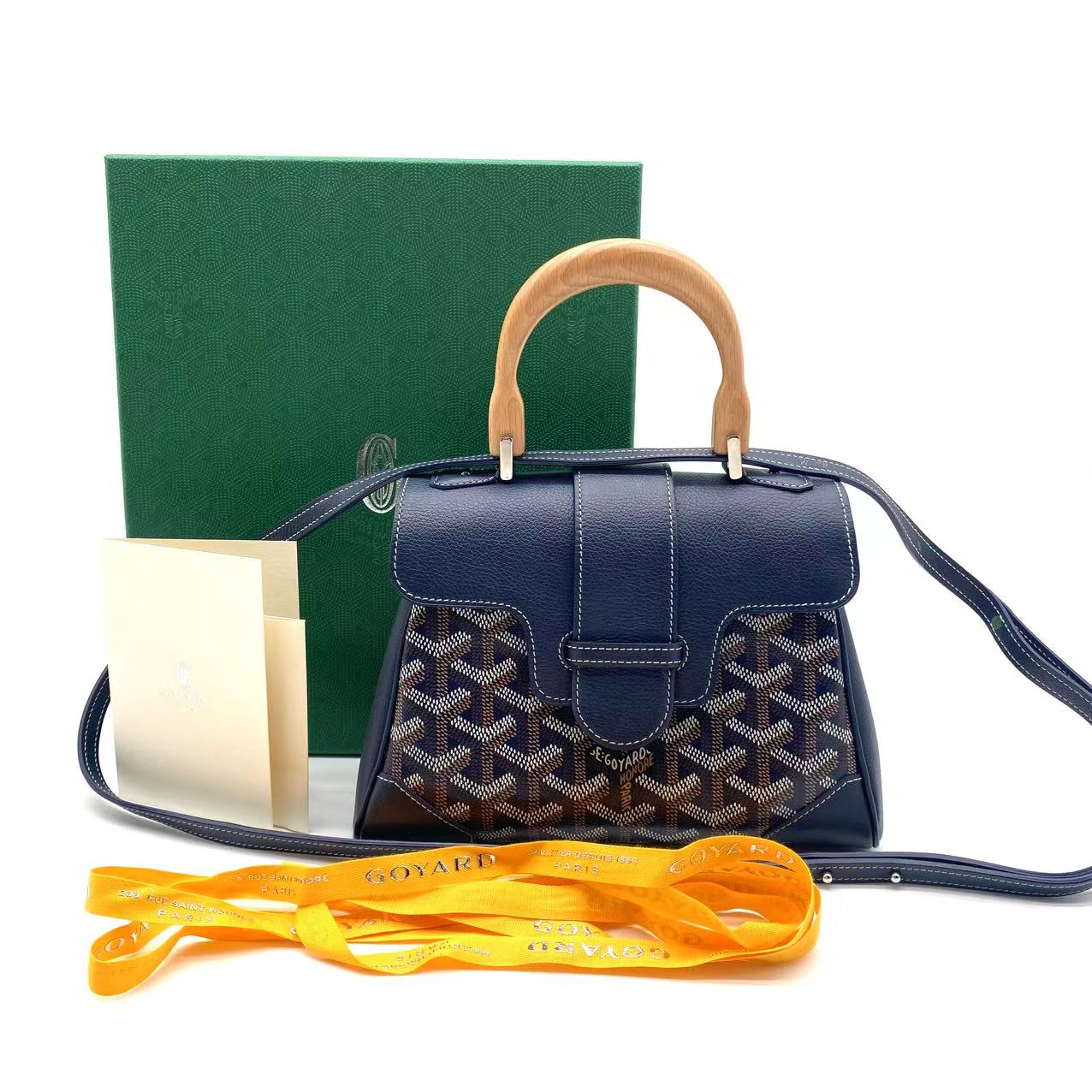 Saigon Goyardine Mini Navy