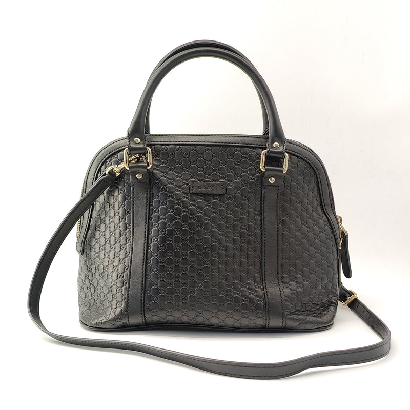 Gucci Microguccissima Medium Dome Bag Black