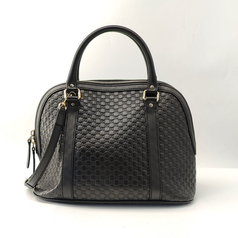 Gucci Microguccissima Medium Dome Bag Black