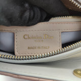 Lady Dior Bag Two-Tone Latte and Powder Pink Cannage Lambskin