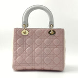 Lady Dior Bag Two-Tone Latte and Powder Pink Cannage Lambskin